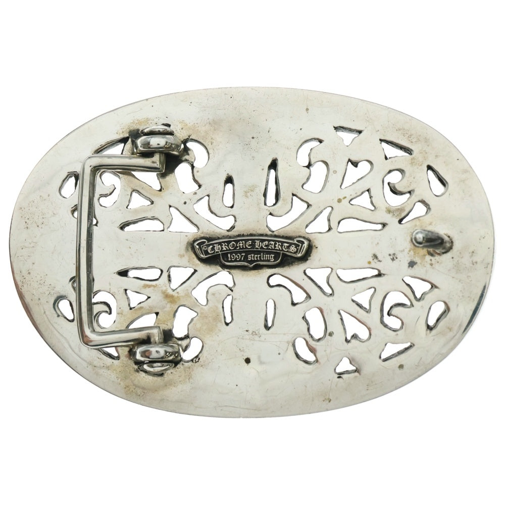CHROME HEARTS(クロムハーツ) BUCKL OVAL LG CROSS ラージ クラシックオーバル クロス バックル シルバー