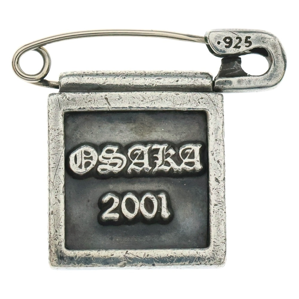 CHROME HEARTS(クロムハーツ) SAFETY PIN FRMD セーフティーピン 大阪限定フレーム ピンバッチ シルバー