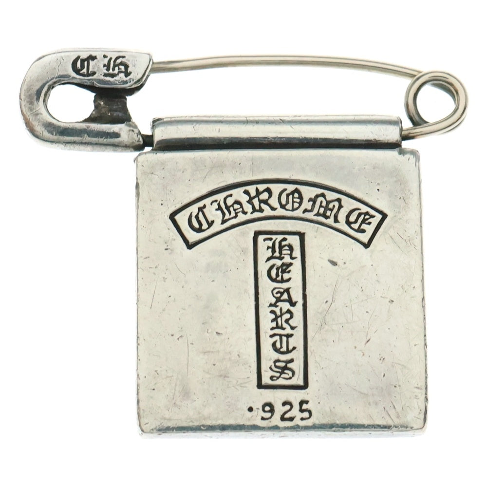 CHROME HEARTS(クロムハーツ) SAFETY PIN FRMD セーフティーピン 大阪限定フレーム ピンバッチ シルバー