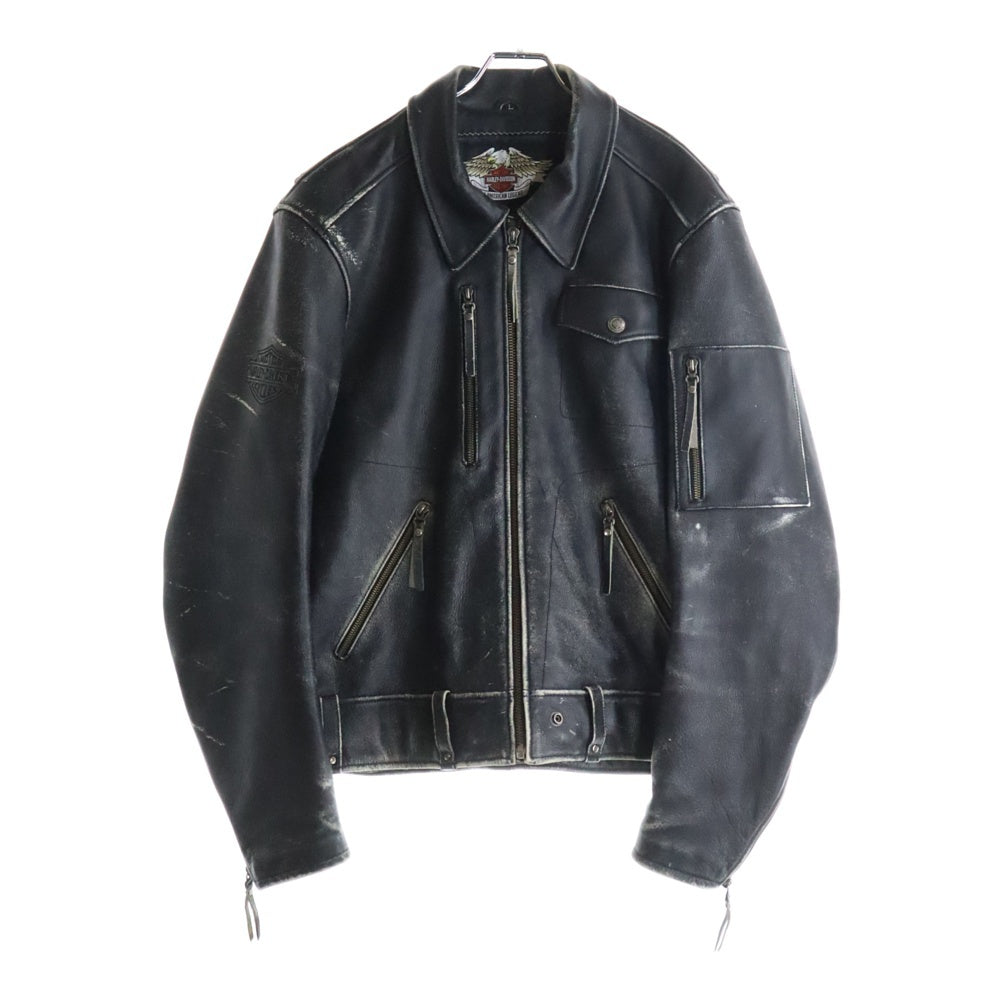 HARLEY DAVIDSON(ハーレーダビッドソン) バック刺繍 エンボス加工