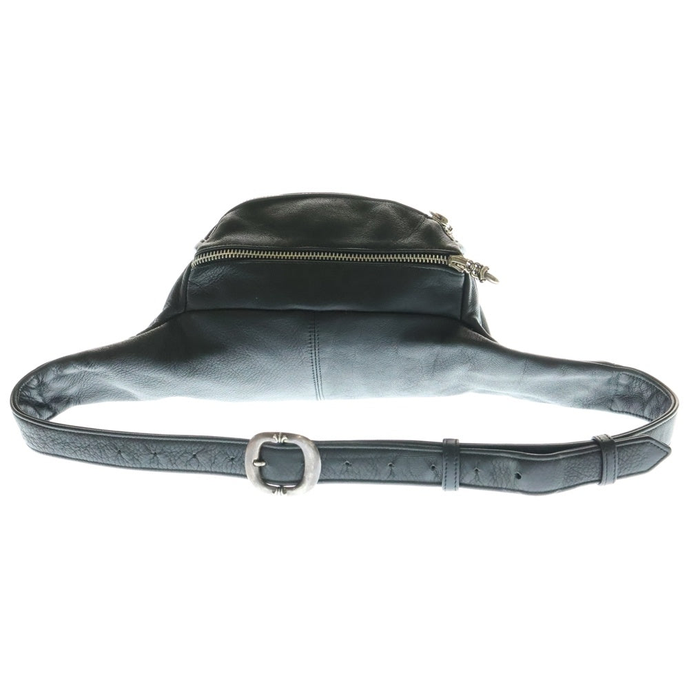 CHROME HEARTS(クロムハーツ) #1 SNAT PACK スナットパック ダガージップ ガンスリンガーベルト レザーウエストバッグ ブラック BCA378