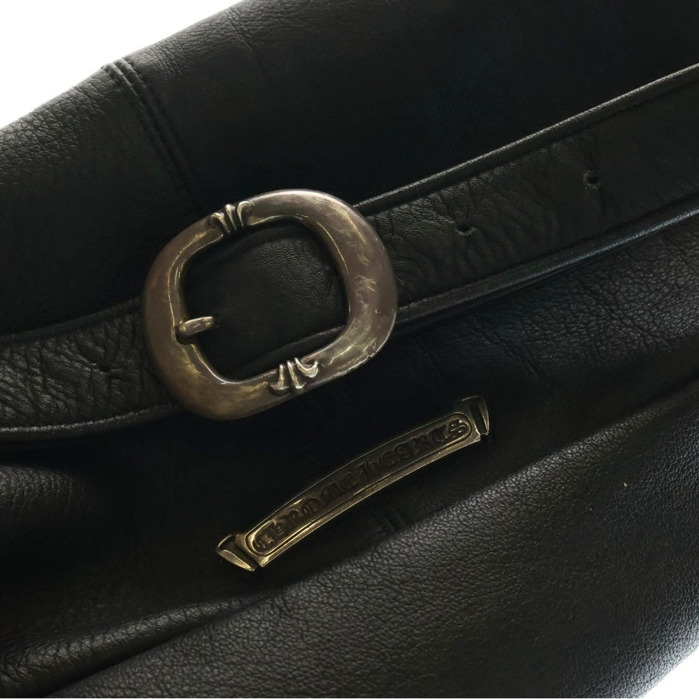 CHROME HEARTS(クロムハーツ) #1 SNAT PACK スナットパック ダガージップ ガンスリンガーベルト レザーウエストバッグ ブラック BCA378