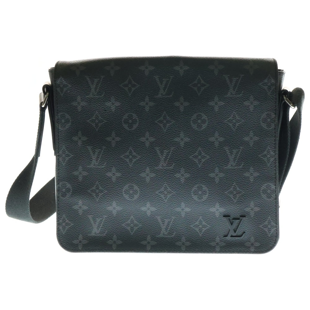 LOUIS VUITTON(ルイヴィトン) モノグラムエクリプス ディストリクトPM ショルダーバッグ ブラック M45272/ICチップ入り