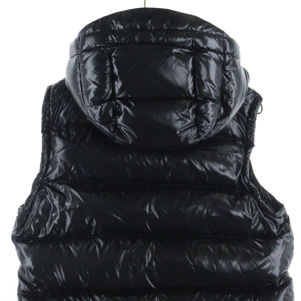 MONCLER(モンクレール) 17AW LACET GILE ラセット ジレ フード付き ジップアップ ダウンベスト ブラック C20914339305