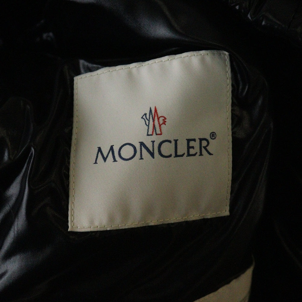 MONCLER(モンクレール) 17AW LACET GILE ラセット ジレ フード付き ジップアップ ダウンベスト ブラック C20914339305