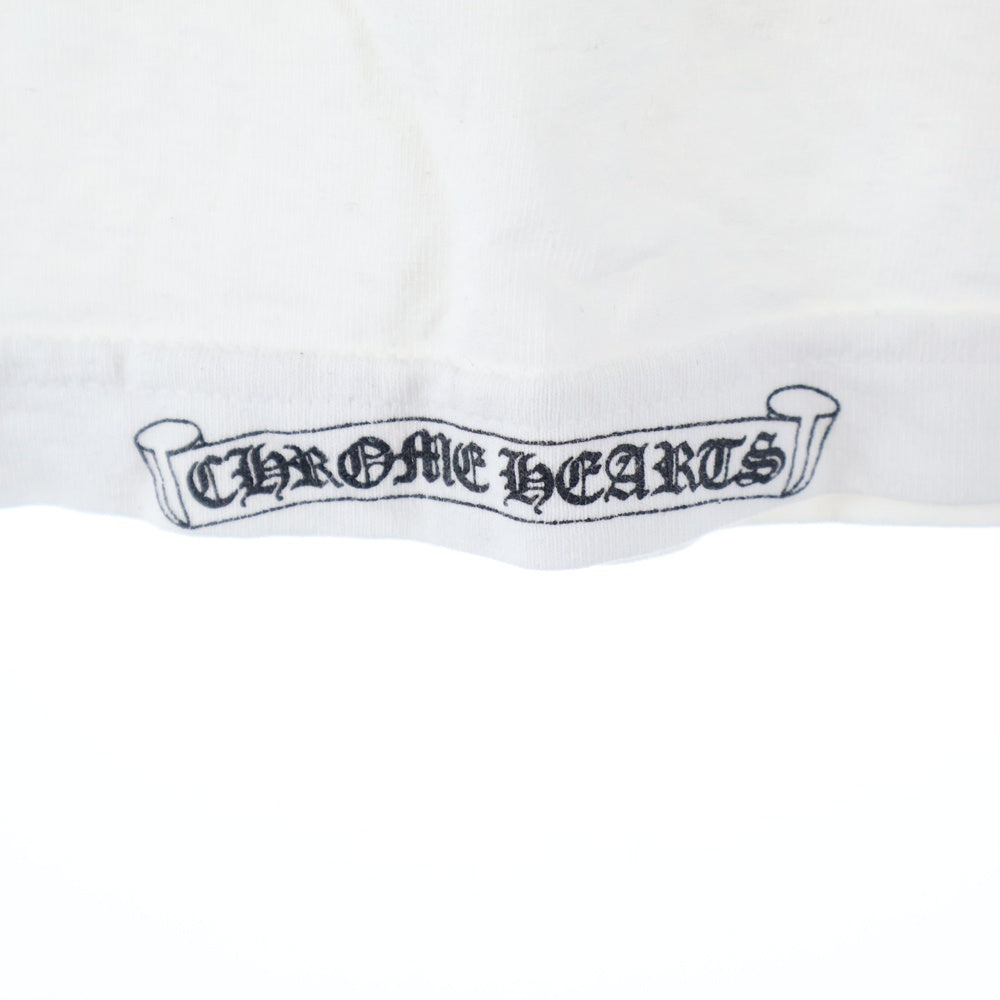 CHROME HEARTS(クロムハーツ) OLD ×max field Dagger S/S TEE オールドモデル マックスフィールド LAリミテッド ダガープリントクルーネック半袖Tシャツカットソー ホワイト