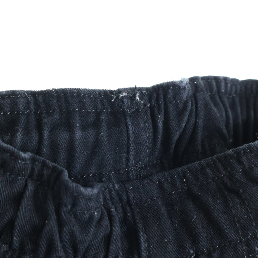 STUSSY(ステューシー) Airbrush Icon Beach Pant フロントプリント コットンパンツ ブラック 116622