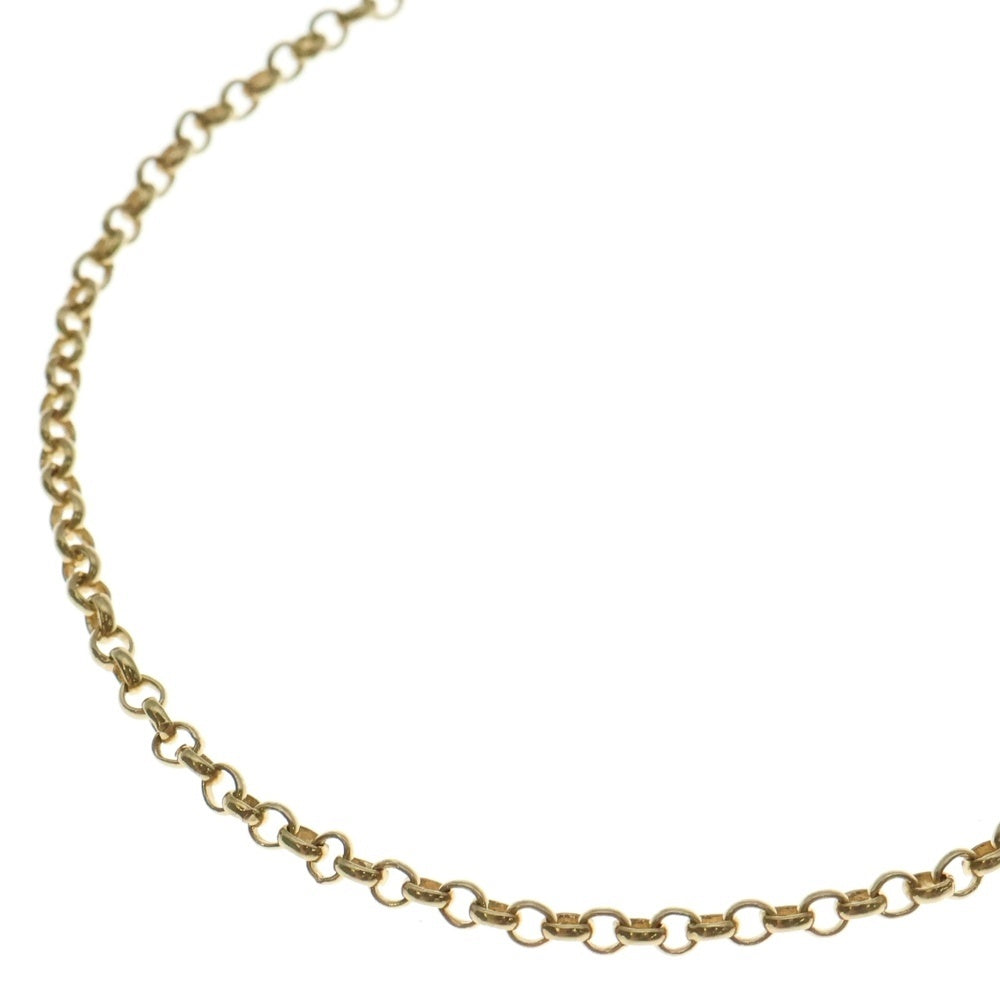 CHROME HEARTS(クロムハーツ) 22K NECKCHAIN R18 ロールチェーンネックレス 18inch ゴールド BCA010