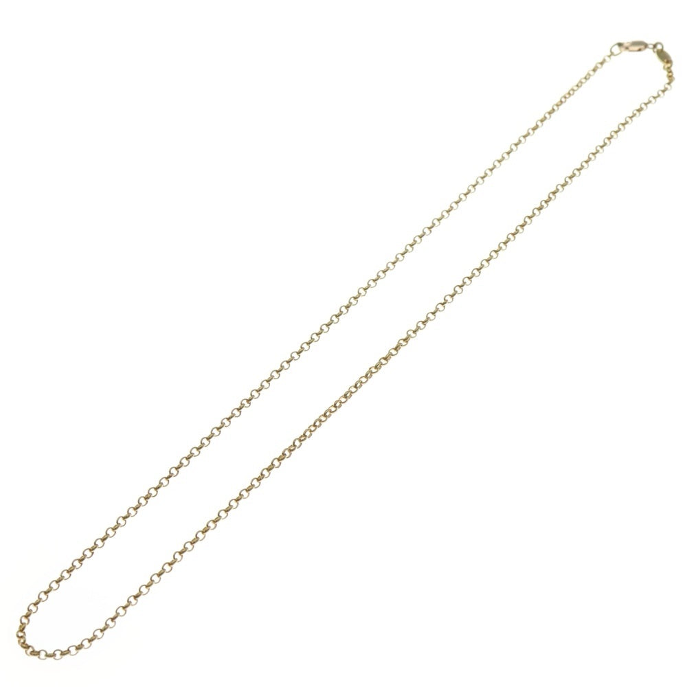CHROME HEARTS(クロムハーツ) 22K NECKCHAIN R18 ロールチェーンネックレス 18inch ゴールド BCA010