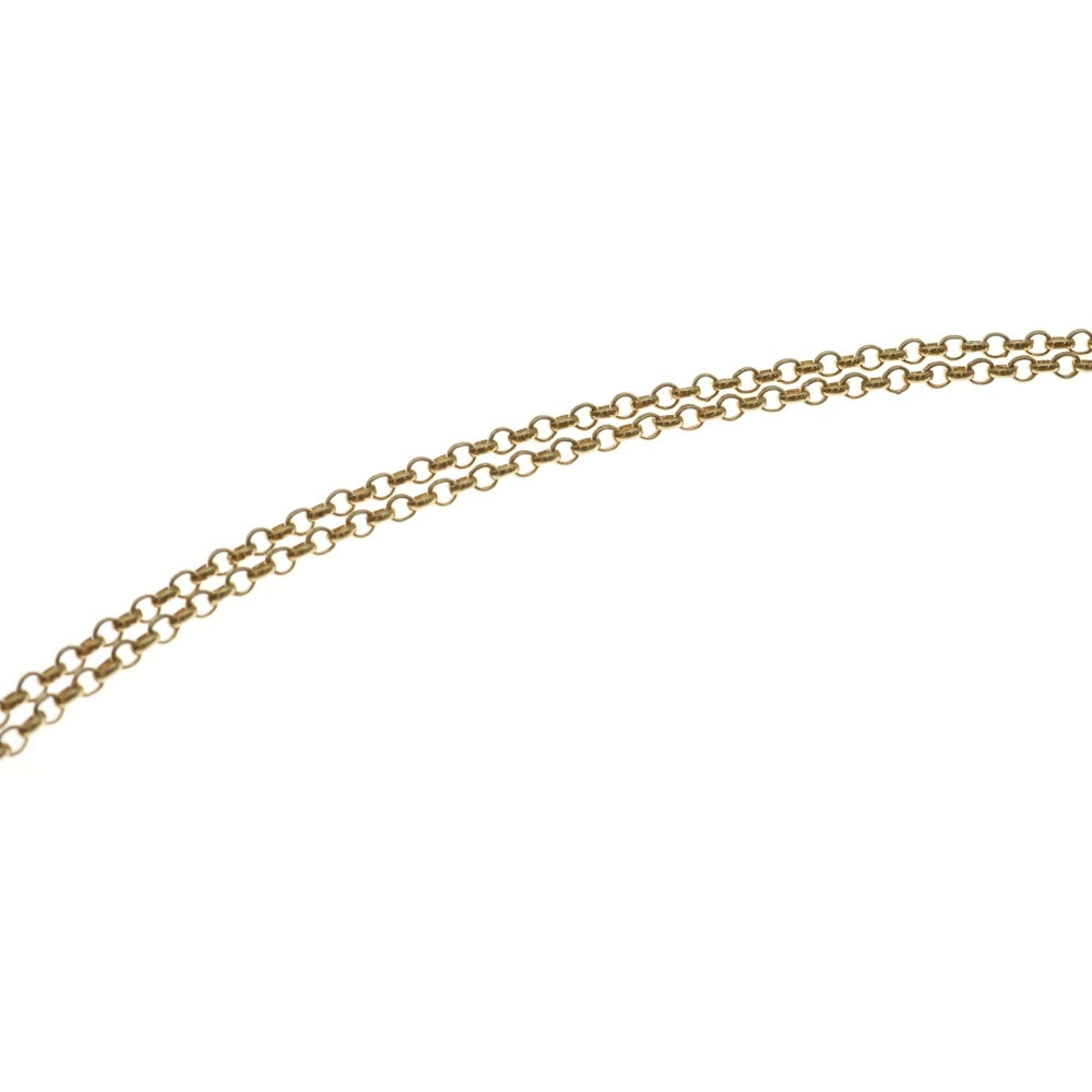 CHROME HEARTS(クロムハーツ) 22K NECKCHAIN R18 ロールチェーンネックレス 18inch ゴールド BCA010