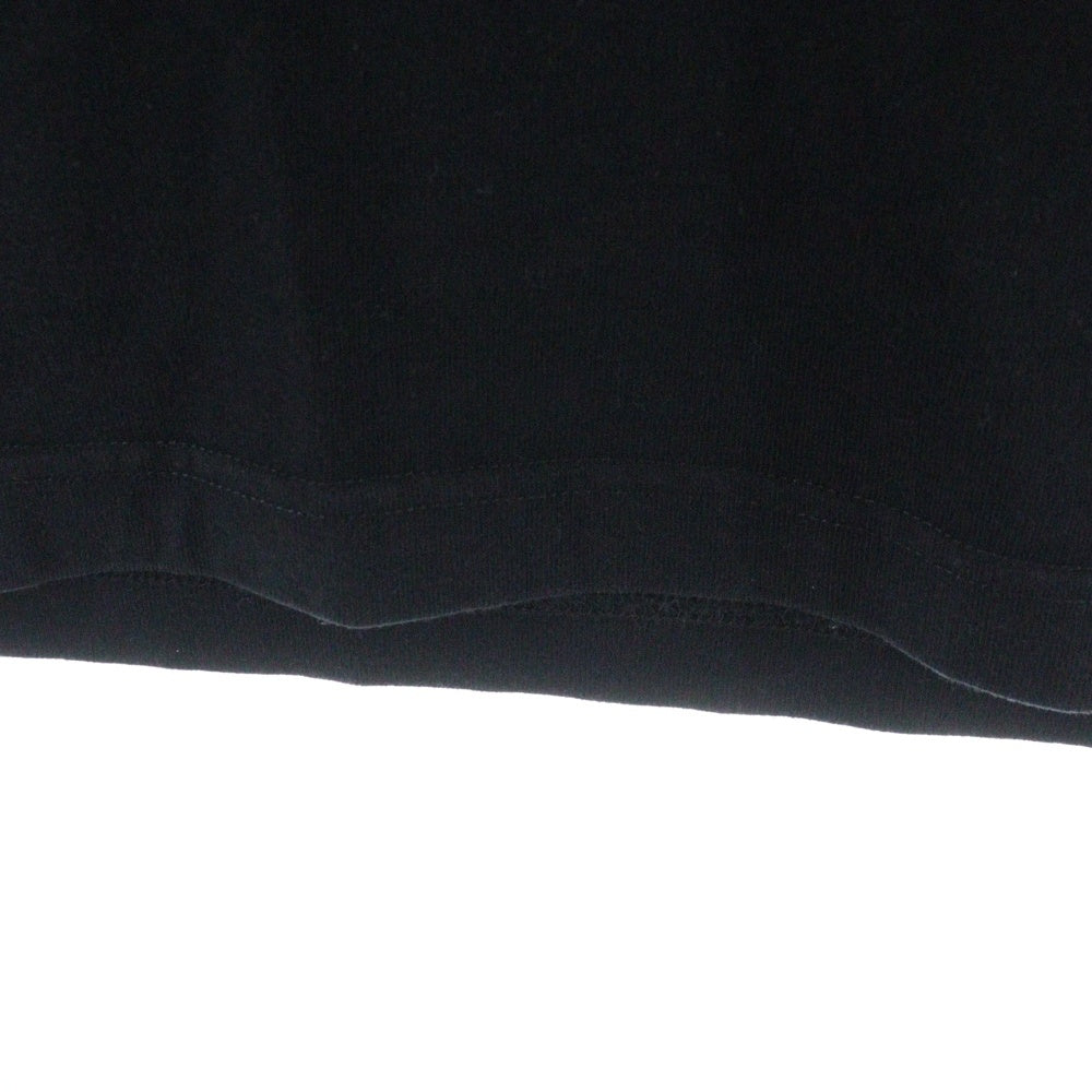 BALENCIAGA(バレンシアガ) 20SS REAL BALENCIAGA MEDIUM FIT リアルバレンシアガ モデルプリント ロゴプリントクルーネック半袖Tシャツカットソー ブラック