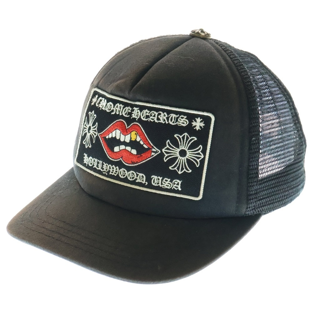 CHROME HEARTS(クロムハーツ) ×MATTYBOY CHOMPER TRUCKER CAP マッティボーイ チョンパー トラッカーキャップ 帽子 ブラック