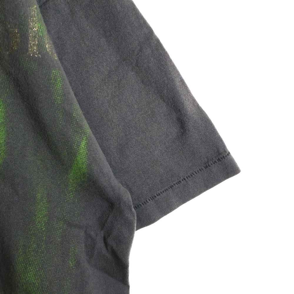 SAINT MICHAEL(セントマイケル) 23SS ×BERBERJIN BJ SS TEE REVENGE ベルベルジン ダメージ加工 クルーネック 半袖カットソー Tシャツ グレー SM-S23-0000-085