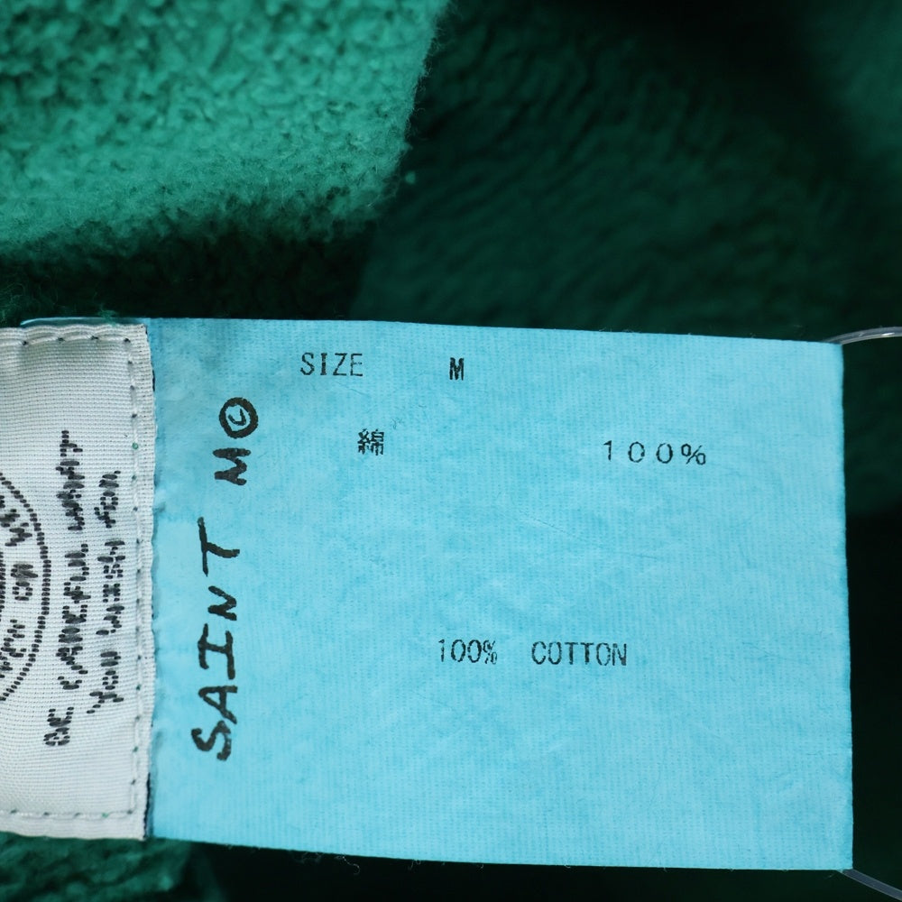 SAINT MICHAEL(セントマイケル) 22SS LOGO SWEATSHORTS ロゴ スウェットショーツ グリーン LOGO SWEATSHORTS