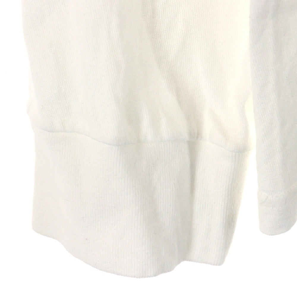 STUSSY(ステューシー) DOT COLLEGE PIG.DYED L/S TEE ドット カレッジ ピグメント クルーネック 長袖カットソー Tシャツ ホワイト