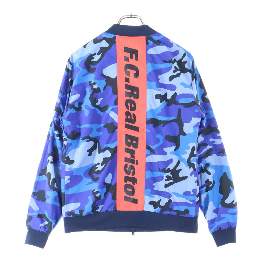 F.C.R.B./F.C.Real Bristol/FCRB(エフシーアールビー/エフシーレアルブリストル) REVERSIBLE PDK JACKET ロゴパッチ付きリバーシブル ナイロンジャケット マルチカラー FCRB-170004