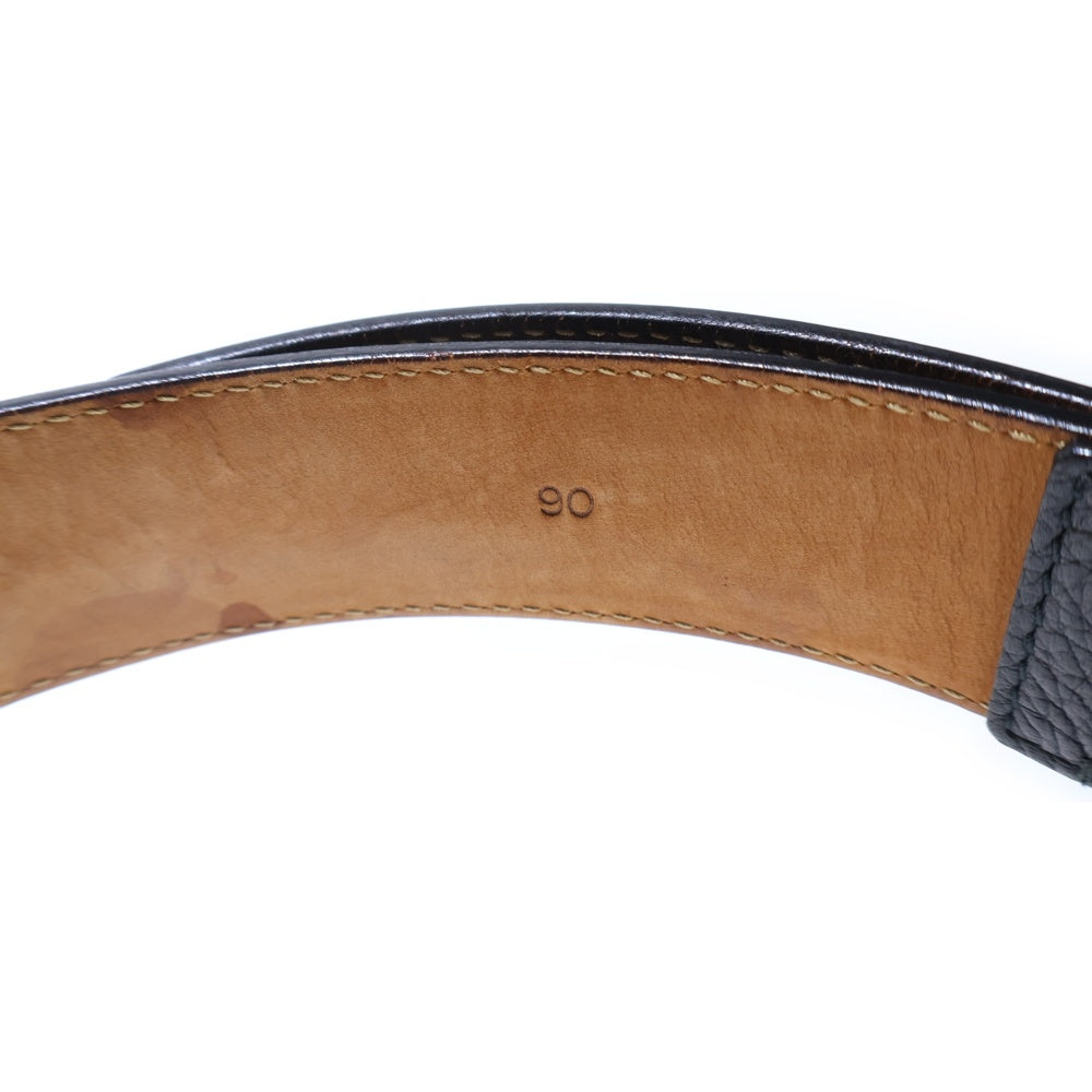 JIMMY CHOO(ジミーチュウ) スターエンボス レザーベルト ブラック ARCHER-EMG-0001