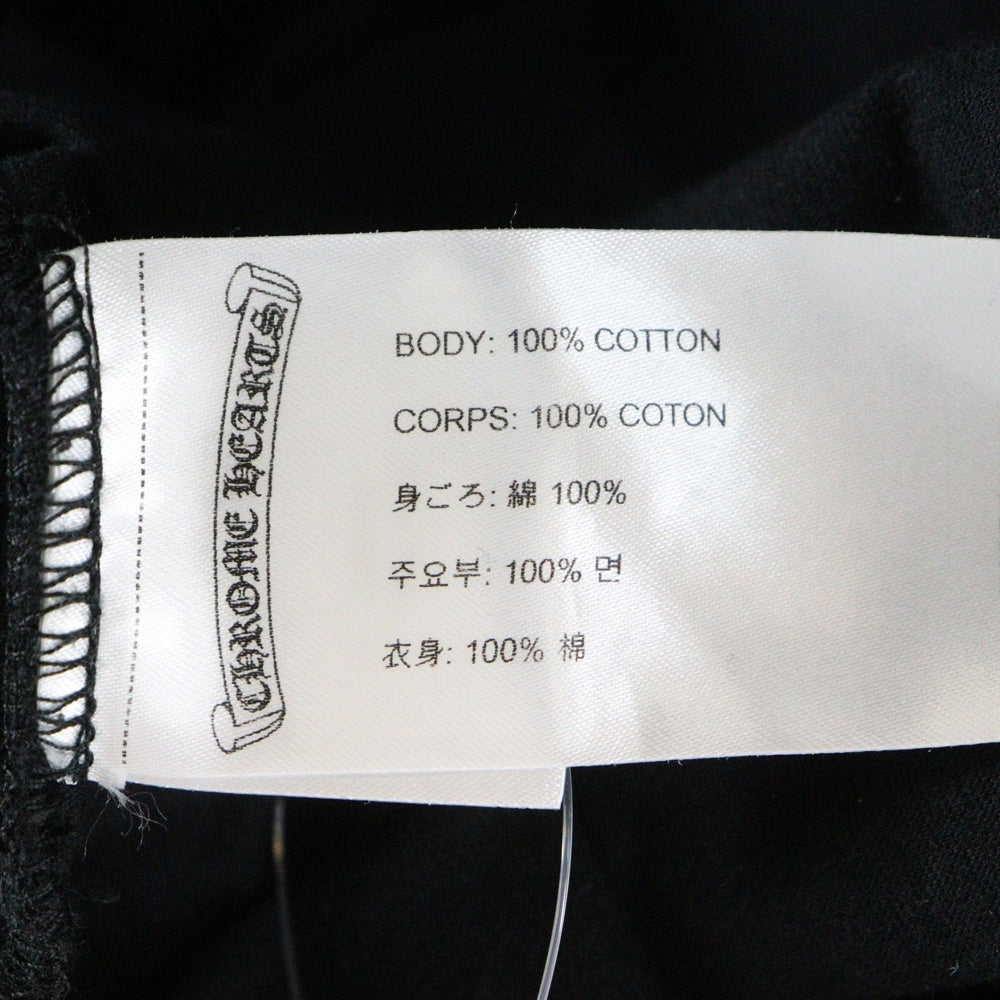 CHROME HEARTS(クロムハーツ) CH SCROLL LABEL FUCKYOU L/S /1 スクロールラベル ファックユー アームプリント クルーネック長袖Tシャツカットソー ブラック