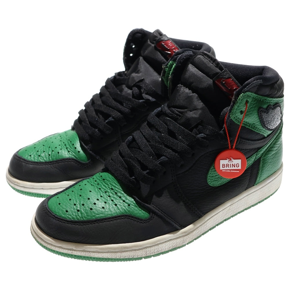 NIKE(ナイキ) AirJordan1 Retro High OG (2020) エアジョーダン1 ハイカットスニーカー グリーン US9/27cm 555088-030