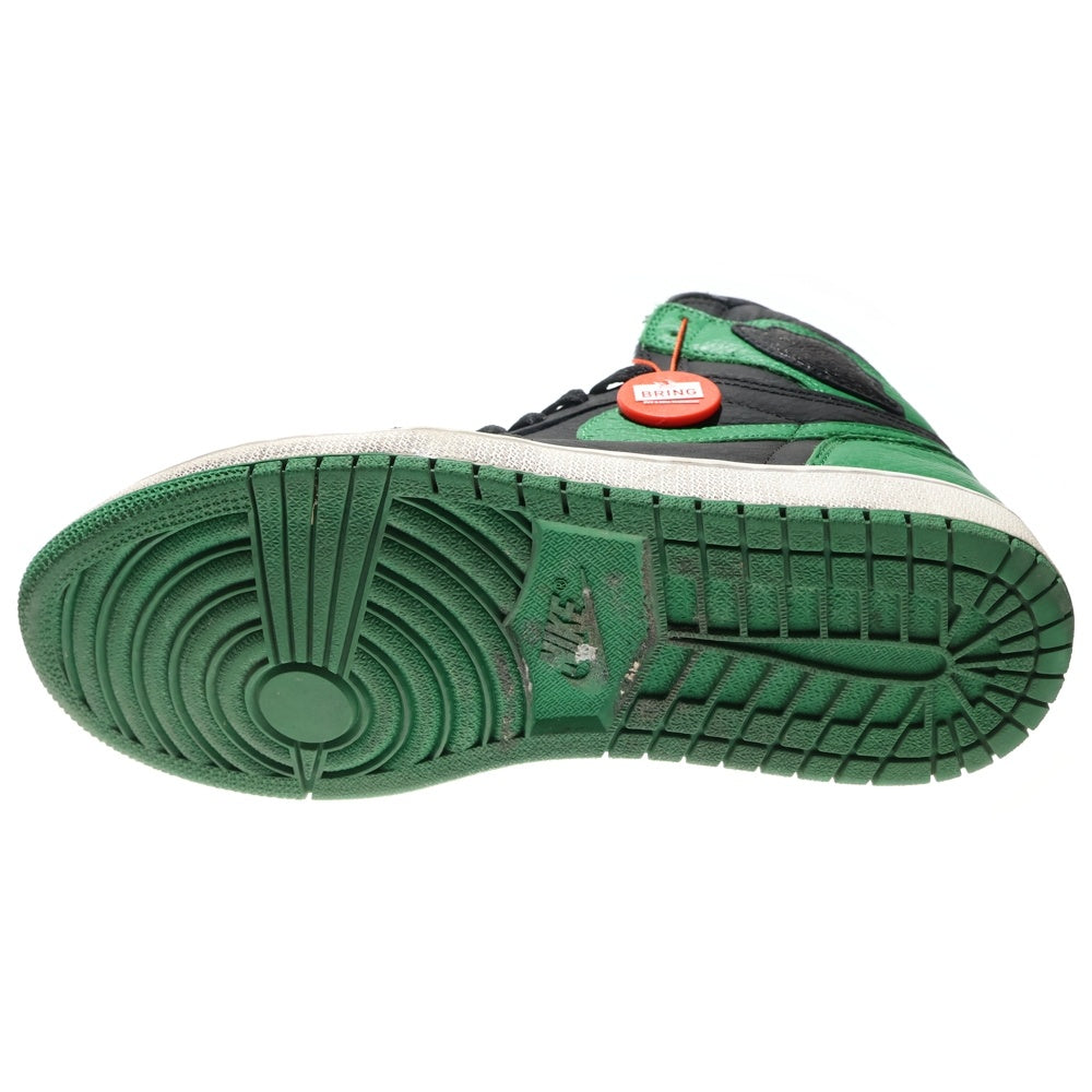 NIKE(ナイキ) AirJordan1 Retro High OG (2020) エアジョーダン1 ハイカットスニーカー グリーン US9/27cm 555088-030