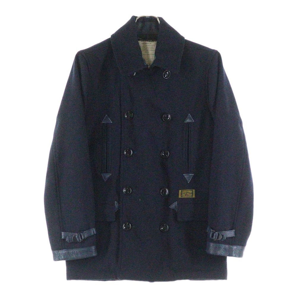 NEIGHBORHOOD(ネイバーフッド) ウールピーコートジャケット ネイビー 112AQNH-JKM01