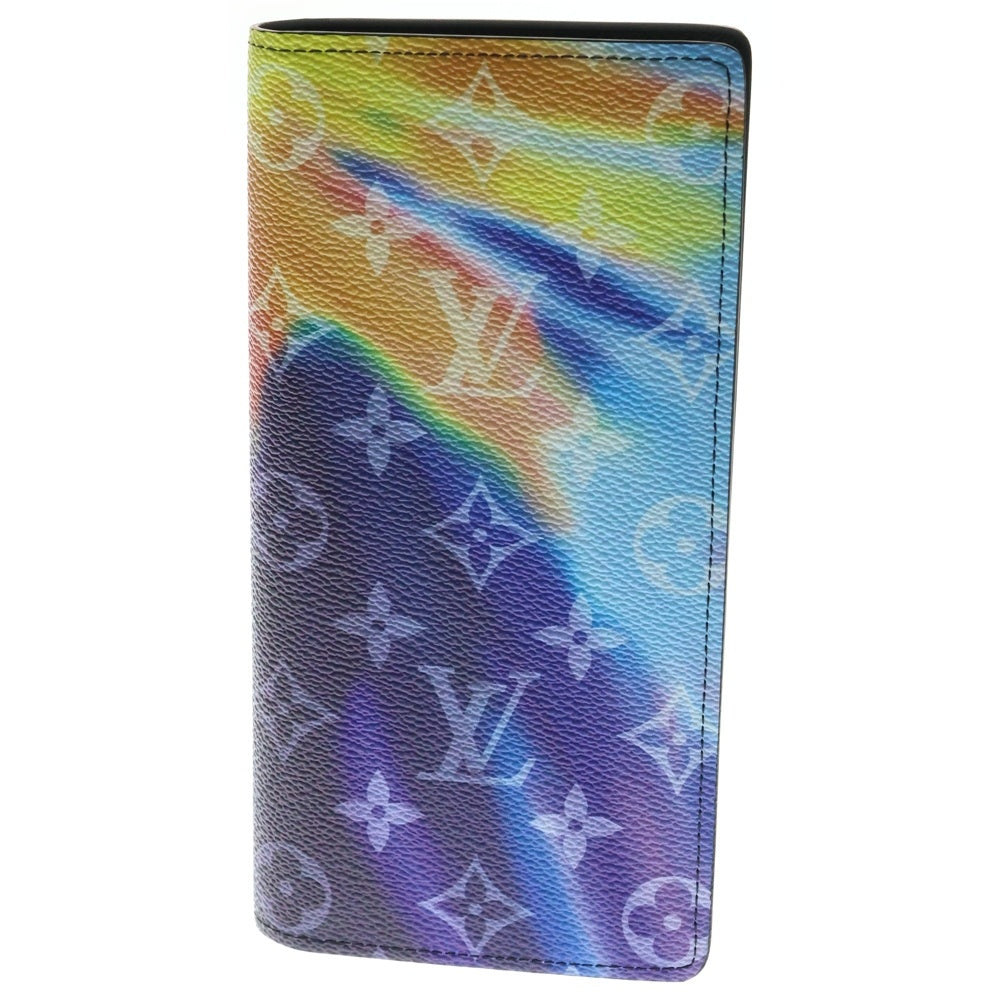 LOUIS VUITTON(ルイヴィトン) モノグラム・サンセット ポルトフォイユ ブラザ 二つ折りレザー長財布 マルチカラー M80957