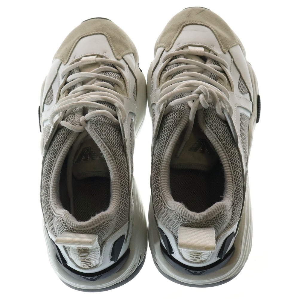 EMPORIO ARMANI(エンポリオアルマーニ) Chunky Sneaker チャンキー ローカットスニーカー US8/26cm ホワイト X4X286 XM243