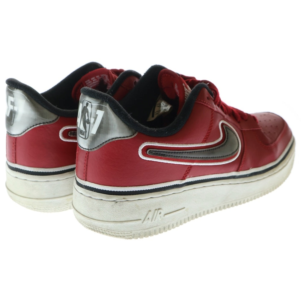 NIKE(ナイキ) ×NBA Air Force 1 Low Sport Varsity Red エアフォース1 スポーツ バーシティレッド ローカットスニーカー US9.5/27.5cm AJ7748-600