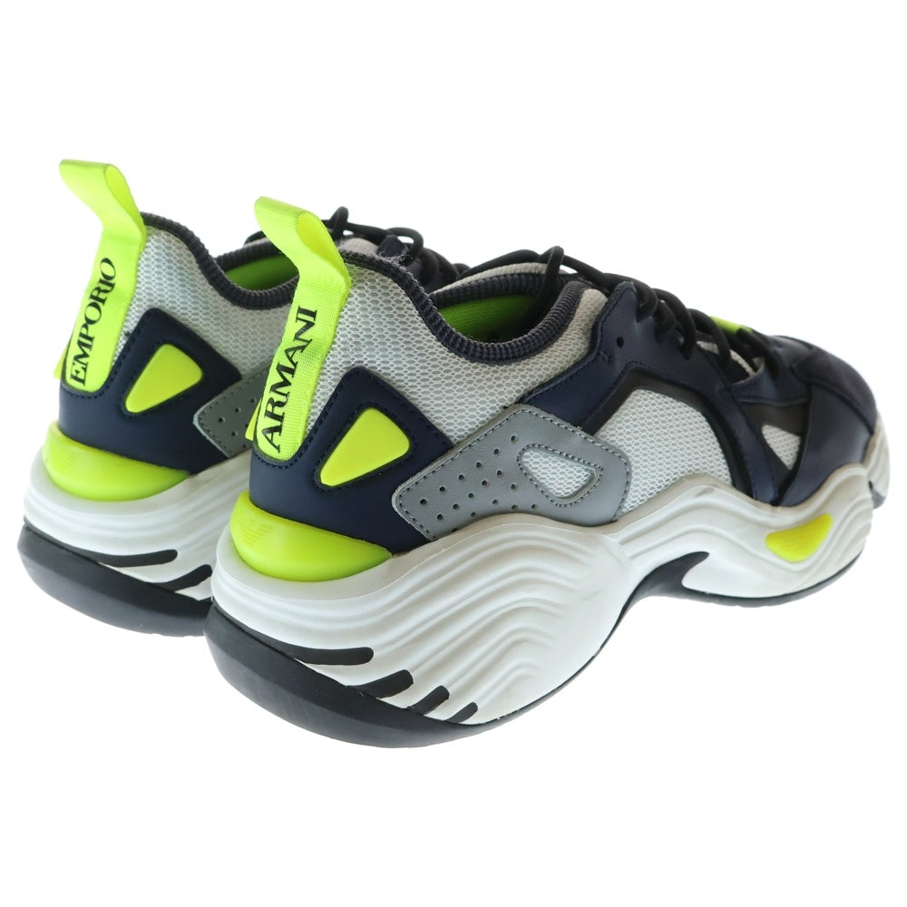 EMPORIO ARMANI(エンポリオアルマーニ) Chunky Sneaker チャンキー ローカットスニーカー US9/27cm マルチカラー X4X286 XM243