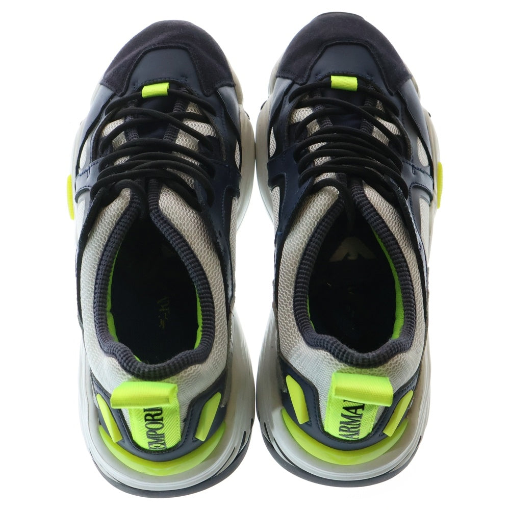 EMPORIO ARMANI(エンポリオアルマーニ) Chunky Sneaker チャンキー ローカットスニーカー US9/27cm マルチカラー X4X286 XM243