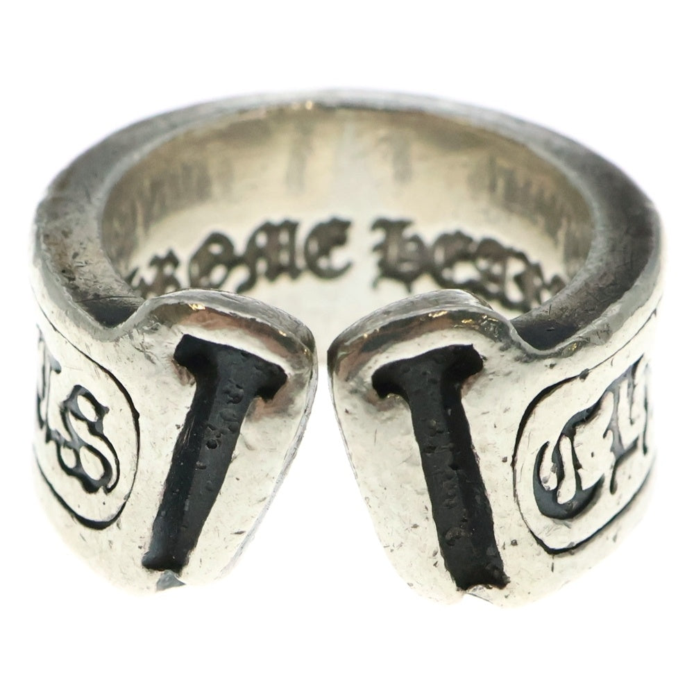 CHROME HEARTS(クロムハーツ) LG SCROLL LABEL ラージスクロールラベル リング シルバーBCA383
