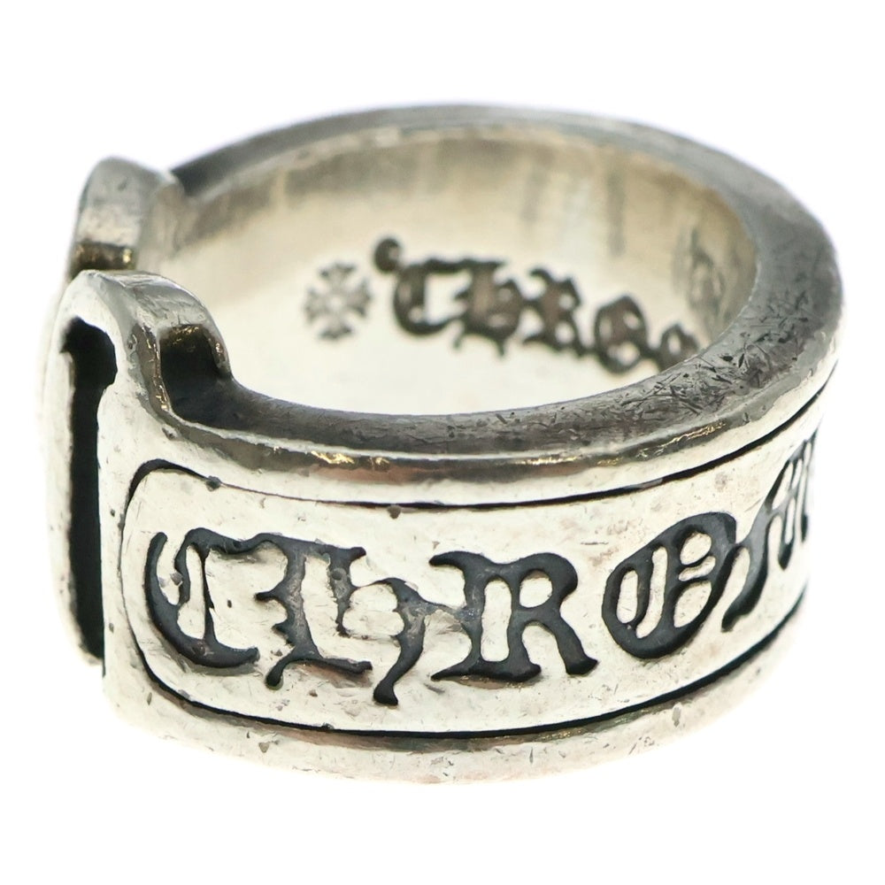 CHROME HEARTS(クロムハーツ) LG SCROLL LABEL ラージスクロールラベル リング シルバーBCA383