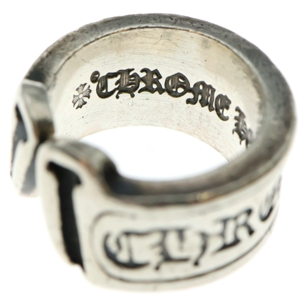 CHROME HEARTS(クロムハーツ) LG SCROLL LABEL ラージスクロールラベル リング シルバーBCA383