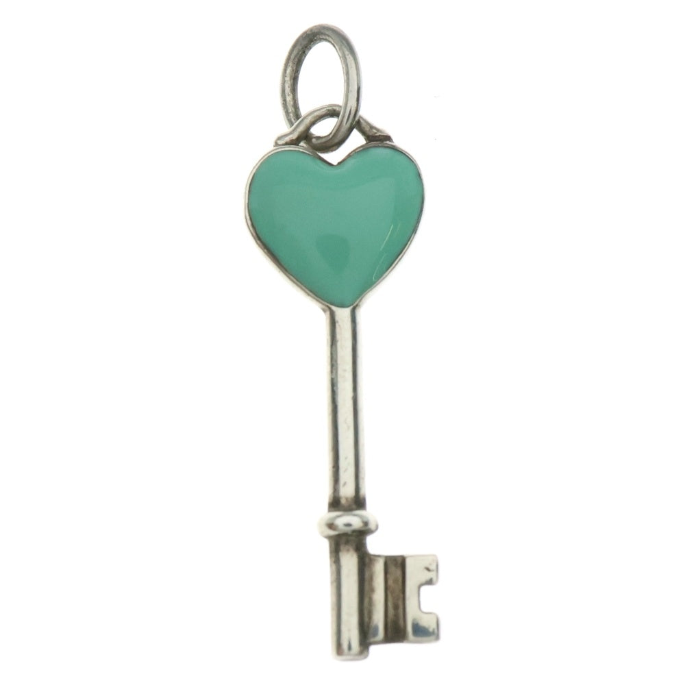 TIFFANY & Co.(ティファニー) ハートキー チェーンネックレス シルバー/ブルー