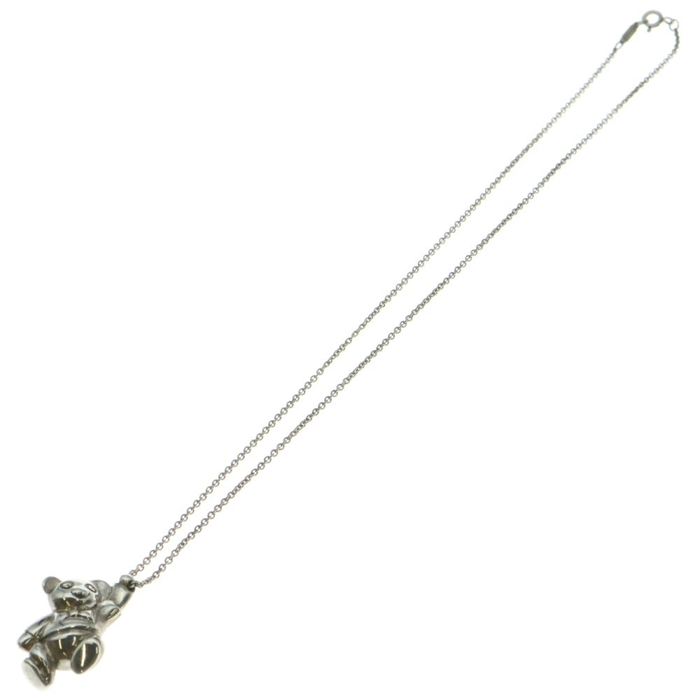 TIFFANY & Co.(ティファニー) テディベア チェーンネックレス シルバー