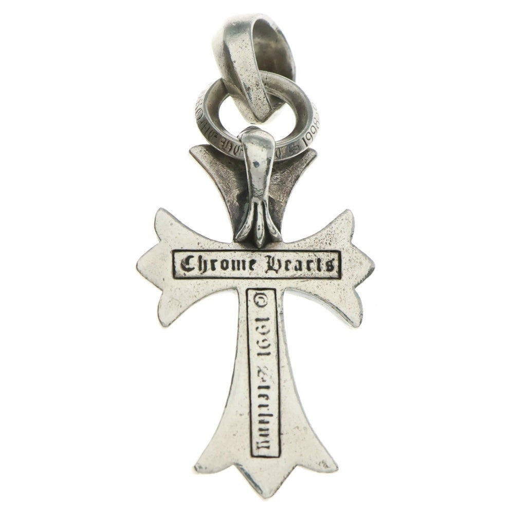 CHROME HEARTS(クロムハーツ) CH CRS SML W/BALE Wベイル スモールCHクロス ペンダントトップ シルバー BCA218