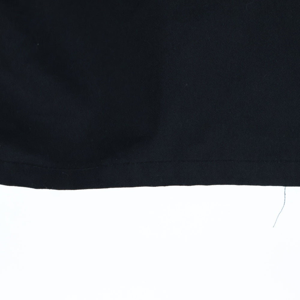 STUSSY(ステューシー) ZIP UP WORK SHIRT ジップ アップ ワーク シャツ ブラック 1110183