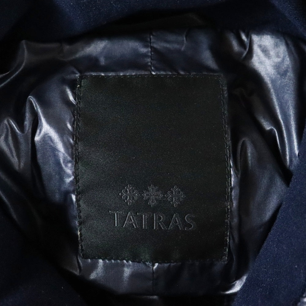 TATRAS(タトラス) 18SS アンスリウム ブロックキルト ライトダウン ジャケット ネイビー MTA18S4531
