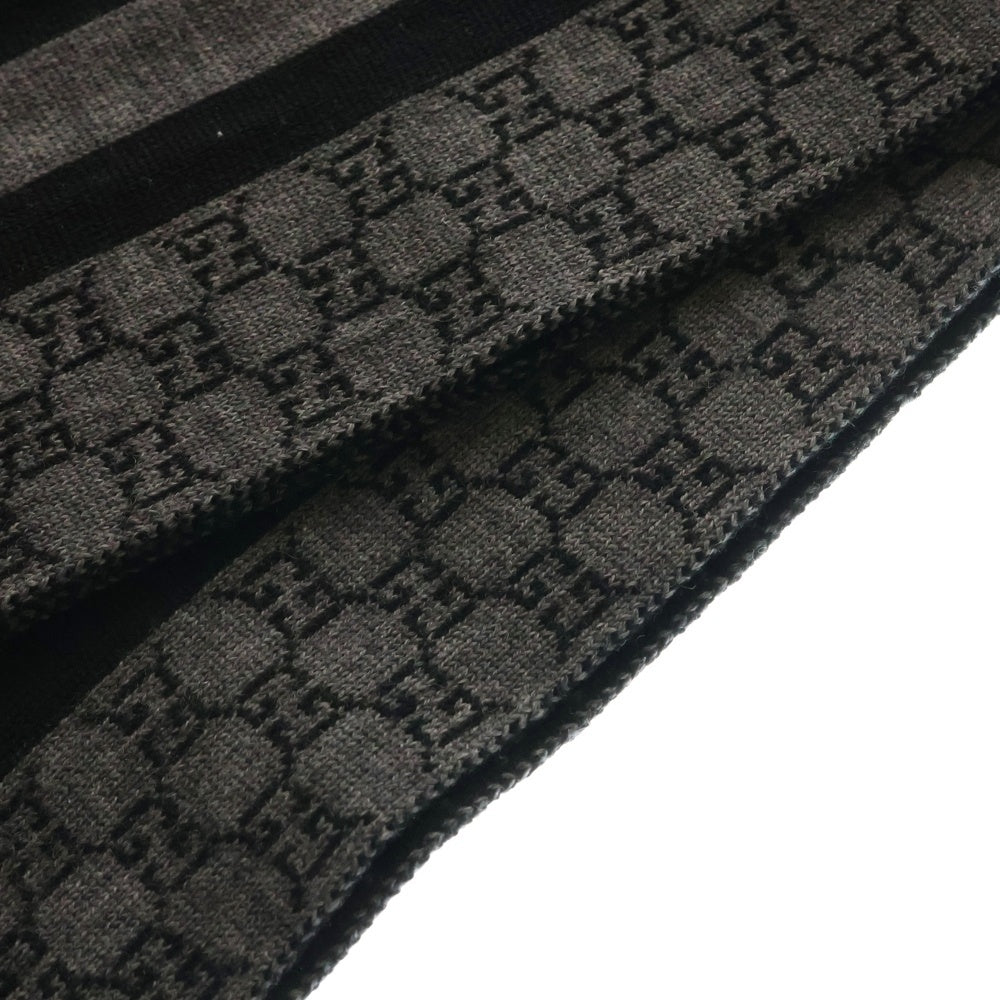 GUCCI(グッチ) G柄 ウールマフラー ストール グレー レディース 438253 3G206