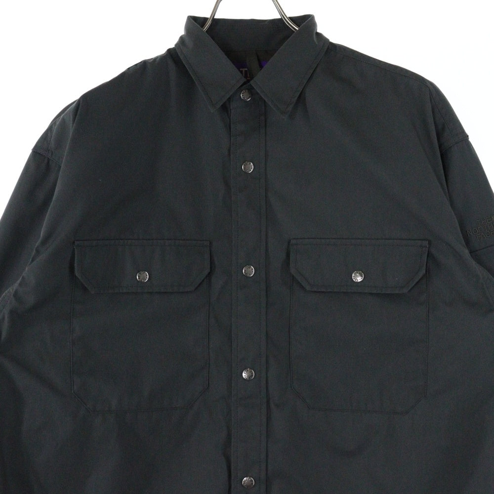 THE NORTH FACE PURPLE LABEL(ノースフェイスパープルレーベル) CPO SHIRT チーフ ペティ オフィサー 長袖シャツ グレー NP2203N