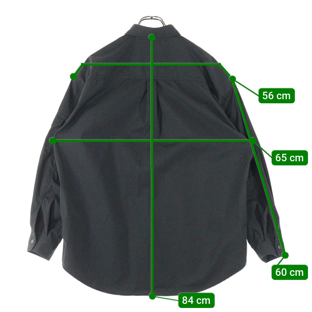 THE NORTH FACE PURPLE LABEL(ノースフェイスパープルレーベル) CPO SHIRT チーフ ペティ オフィサー 長袖シャツ グレー NP2203N