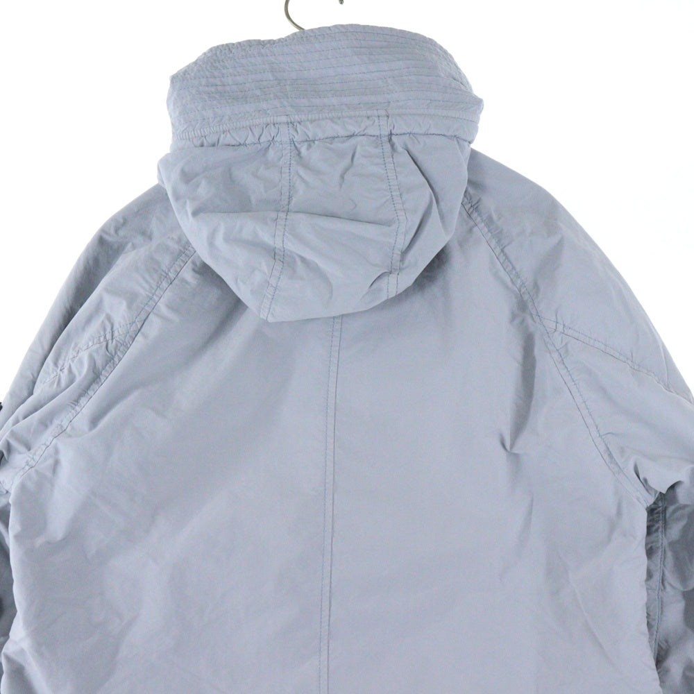 STONE ISLAND(ストーンアイランド) DAVID LIGHT-TC WITH MICROPILE デイヴィット ライト-ティーシー ウィズ マイクロパイル 刺繍ロゴ付 ジップアップ ミリタリージャケット グレー 751541231