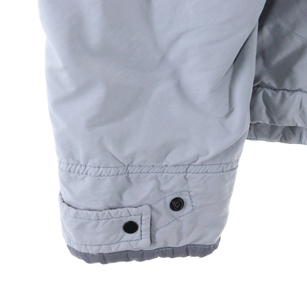 STONE ISLAND(ストーンアイランド) DAVID LIGHT-TC WITH MICROPILE デイヴィット ライト-ティーシー ウィズ マイクロパイル 刺繍ロゴ付 ジップアップ ミリタリージャケット グレー 751541231