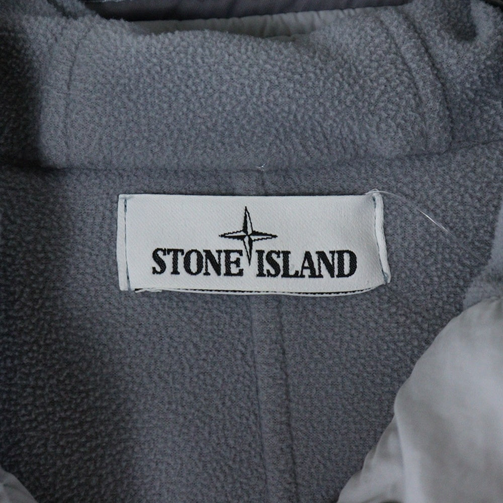 STONE ISLAND(ストーンアイランド) DAVID LIGHT-TC WITH MICROPILE デイヴィット ライト-ティーシー ウィズ マイクロパイル 刺繍ロゴ付 ジップアップ ミリタリージャケット グレー 751541231
