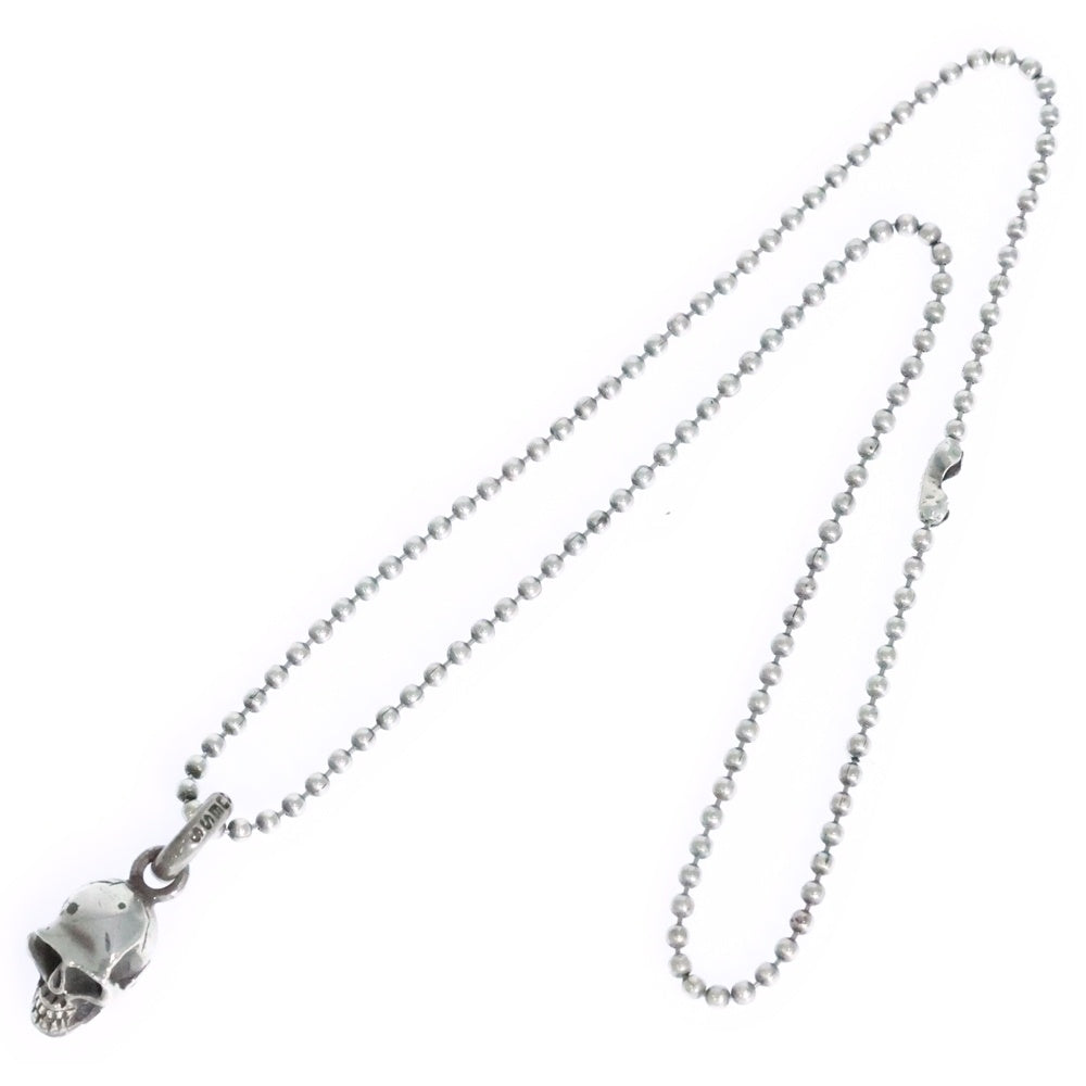 STANLEY GUESS(スタンリーゲス) スカルモチーフ チェーンネックレス シルバー