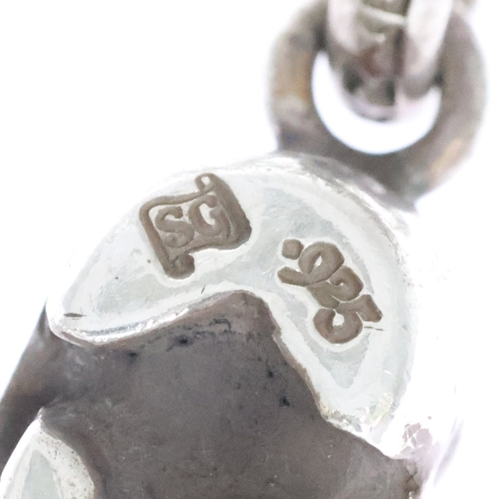 STANLEY GUESS(スタンリーゲス) スカルモチーフ チェーンネックレス シルバー