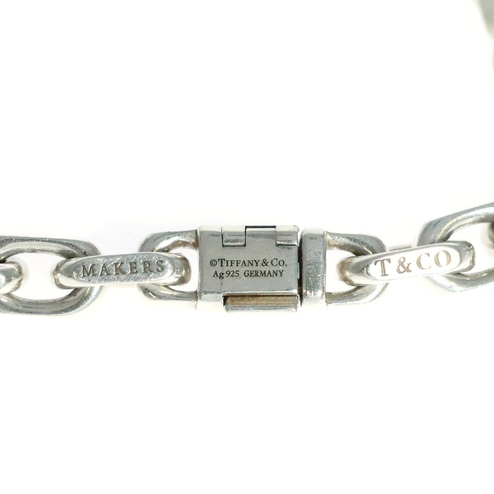 TIFFANY & Co.(ティファニー) MAKERS メイカーズ K18コンビナローチェーン ブレスレット シルバー