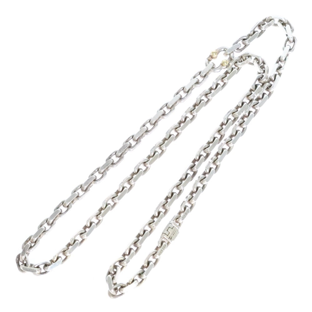 TIFFANY & Co.(ティファニー) MAKERS メイカーズ K18コンビナローチェーンネックレス シルバー