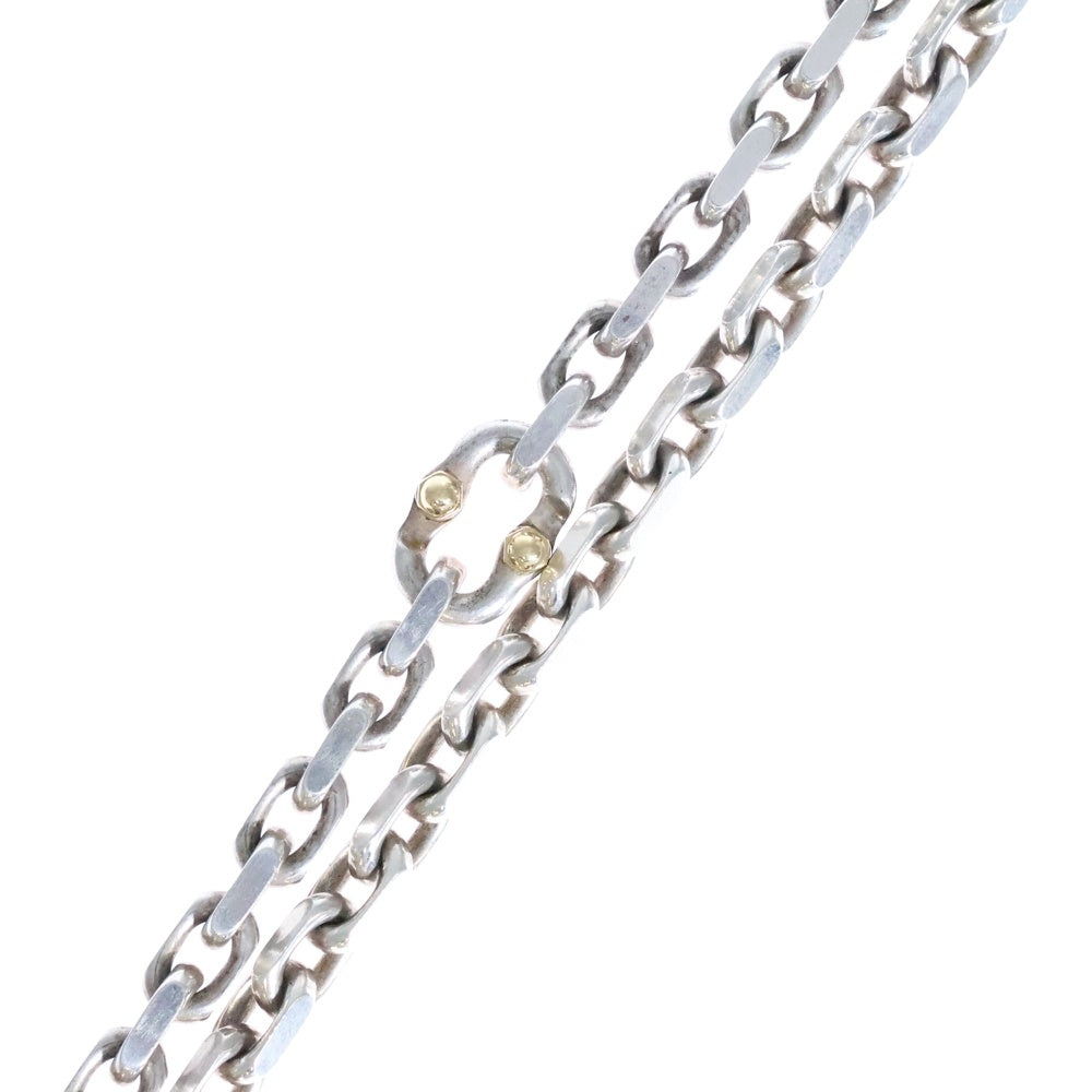 TIFFANY & Co.(ティファニー) MAKERS メイカーズ K18コンビナローチェーンネックレス シルバー