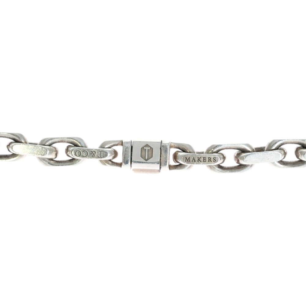 TIFFANY & Co.(ティファニー) MAKERS メイカーズ K18コンビナローチェーンネックレス シルバー